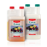 Deux flacons d'1 L de CANNA Coco, partie A et partie B