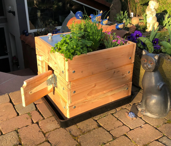 Gemüsegarten - Komposter : Balkon