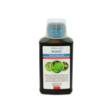 Easy-Life AlgExit algaecide bottle, 250 ml, with a transparent dosing cap and a label illustrated with algae