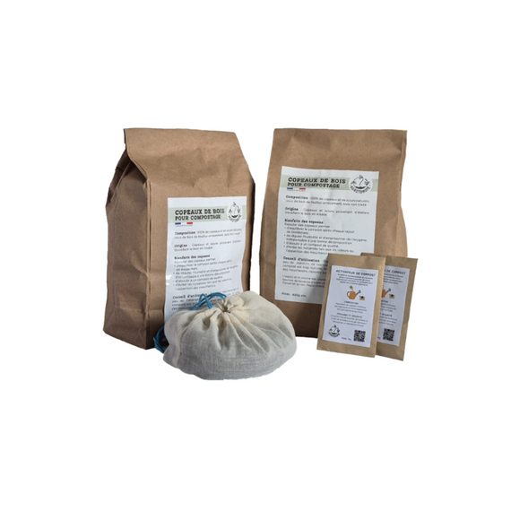Kit de compostage avec vers