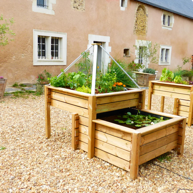 Géraldine prototype – development and testing of the compact aquaponic system