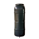 Réservoir rigide étroit Slimline de 100 L, fermé par son couvercle, robinet en partie basse