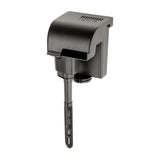 Small black cascade filter with its straight intake tube, model for nano aquariums