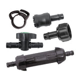 Kit de connexion GoGro au réservoir, filtre, vanne et raccords noirs