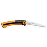 Scie de jardin Fiskars Xtract SW75 à lame rétractable et poignée orange