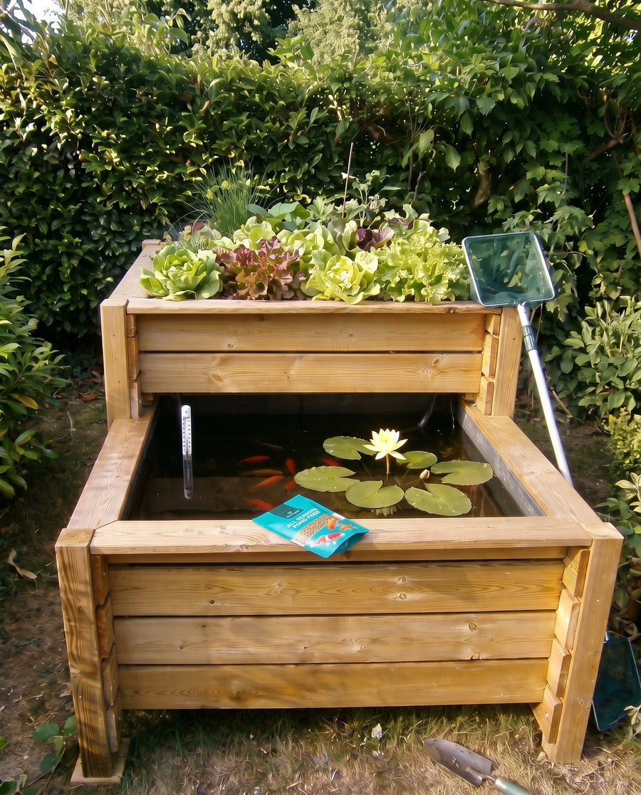 Kit d'aquaponie Géraldine au jardin