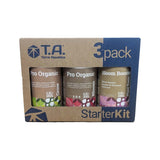 Coffret 3 pack Starter Kit avec engrais bio de croissance, de floraison et biostimulant fleurs et fruits