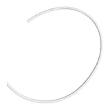 Tuyau bicouche blanc opaque de 4 x 7 mm pour l'air et la solution