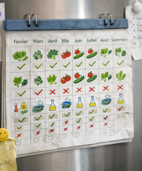 Calendrier pratique pour réussir en aquaponie