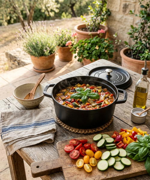 Légumes d'été issus d'une production potagère maison