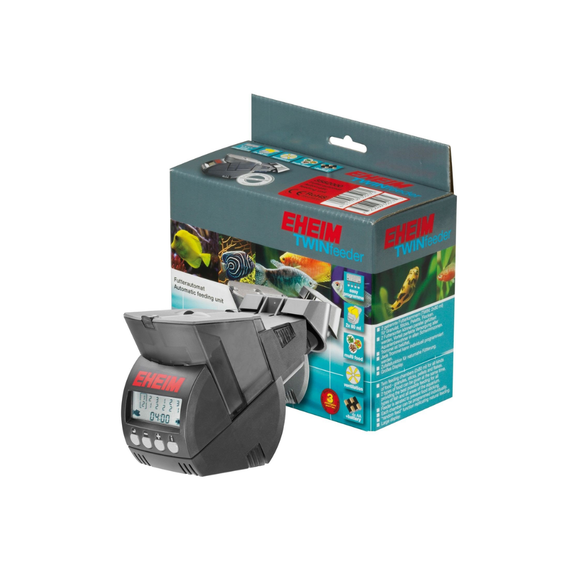 Distributeur automatique vue d'ensemble – distributeur 2-en-1 pour aquarium intérieur ou bassin de jardin