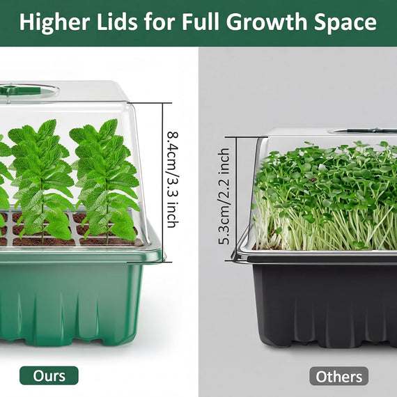 Kit germination petite taille avec packaging – livraison du germoir compact pour cuisine ou balcon