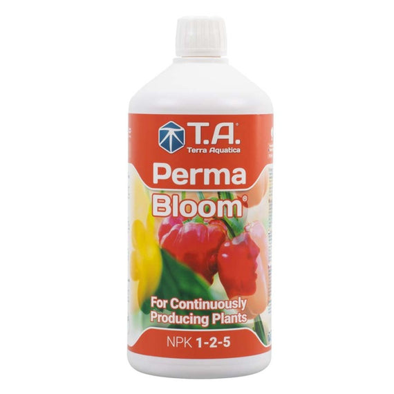 Flacon de 1 L de PermaBloom, engrais NPK 1-2-5 pour plantes à fructification continue
