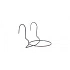 Support de pot pour balcon, anneau métallique 18 cm