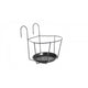 Porte-pot de balcon à soucoupe intégrée, 22 ou 25 cm