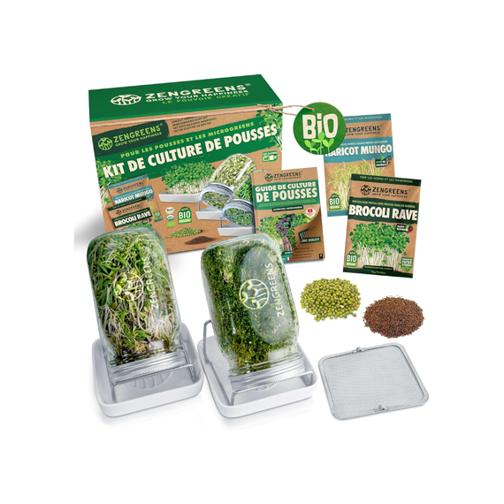 Seed sprouter main view – complete home sprouting kit for fresh sprouts