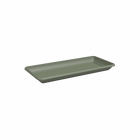 Soucoupe rectangulaire pour jardinière 50 cm, vert cendre