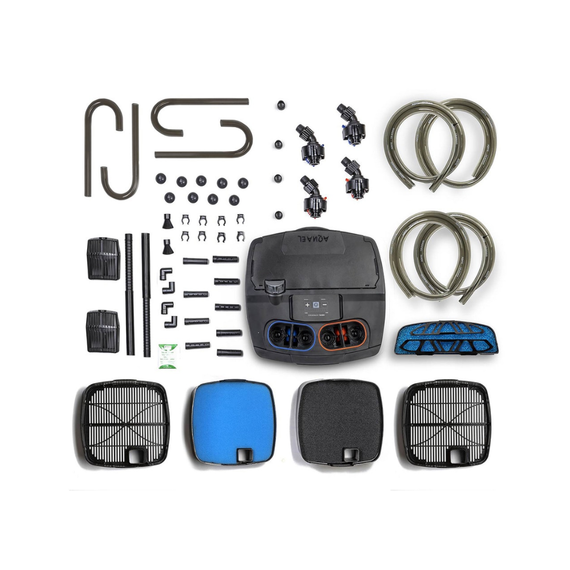 Aquael UltraMax 4500 vue de profil – filtre externe haute capacité pour grands aquariums