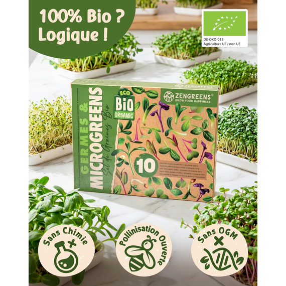 Bio-Keimsamen Sorten – AB-zertifizierte Saatpäckchen für frische Sprossen