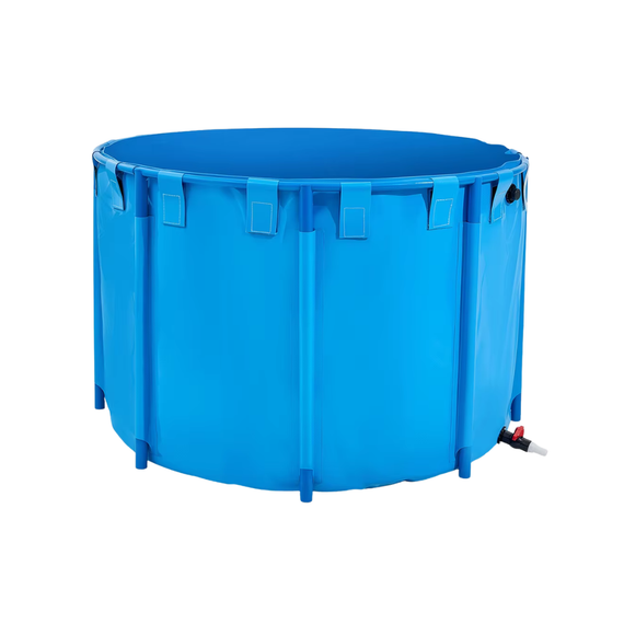 Bassin hors sol vue détaillée – armature renforcée et liner étanche pour aquaponie extérieure