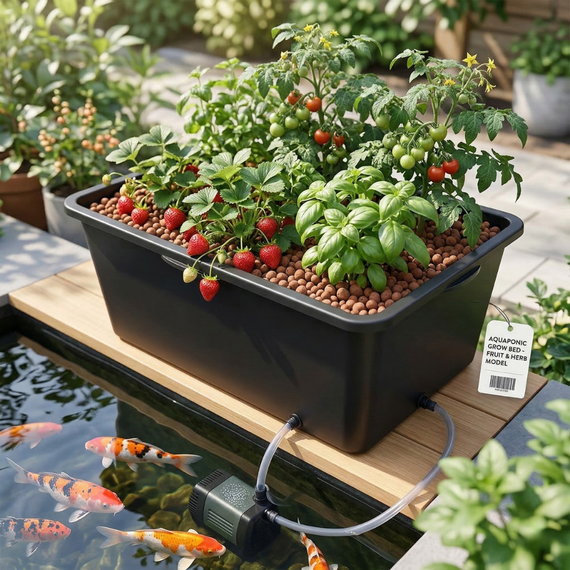 Bac de culture aquaponique