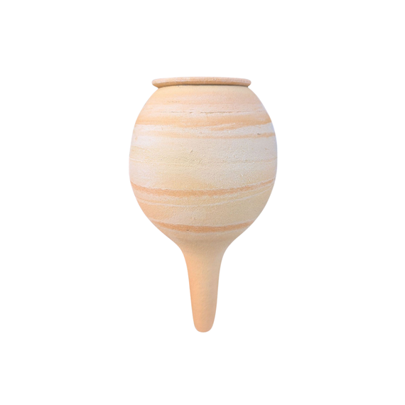 Olla Brut vue de détail – porosité de l'argile pour diffusion d'eau lente vers les racines