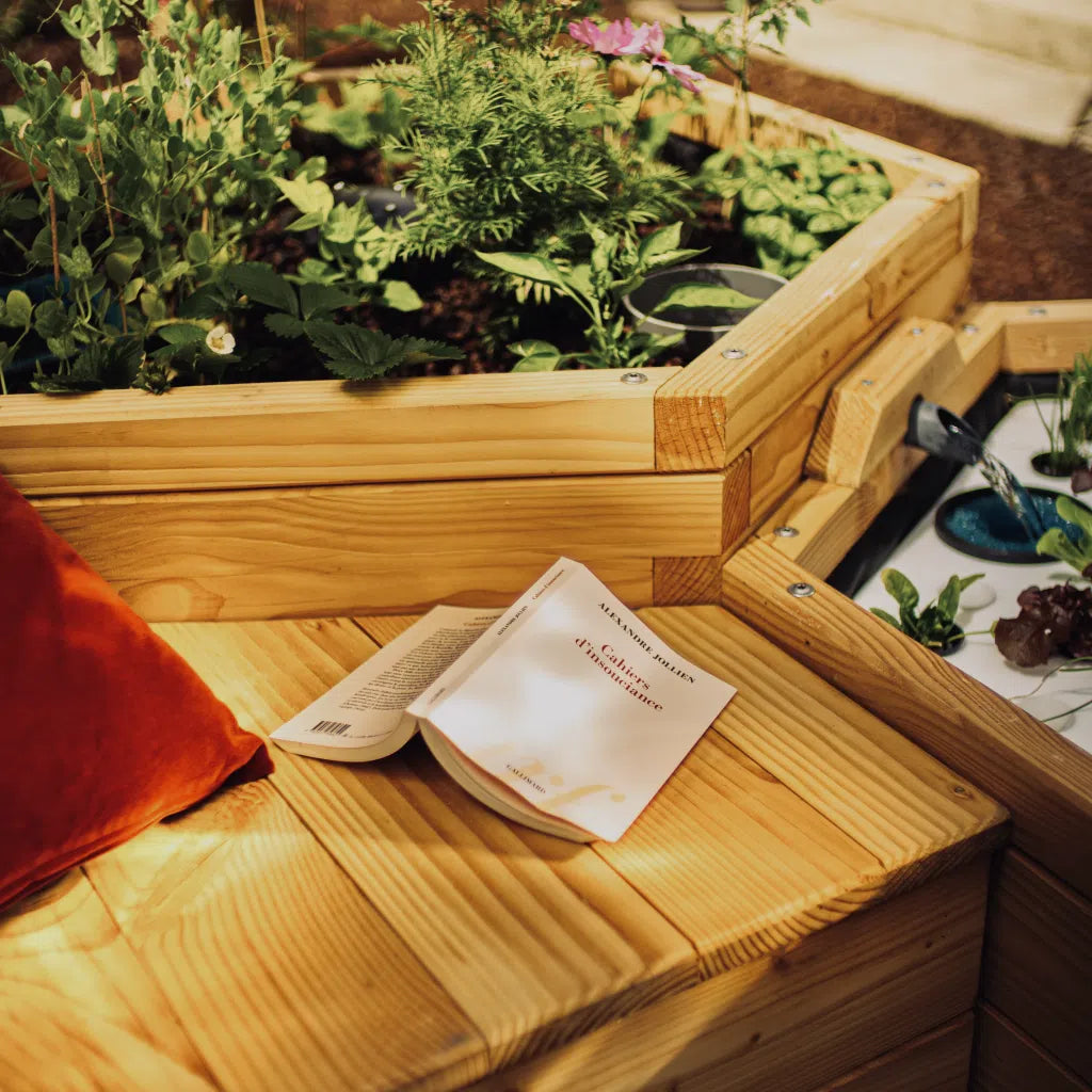 Estéron aquaponic kit in situ – design aquaponics for interior decoration