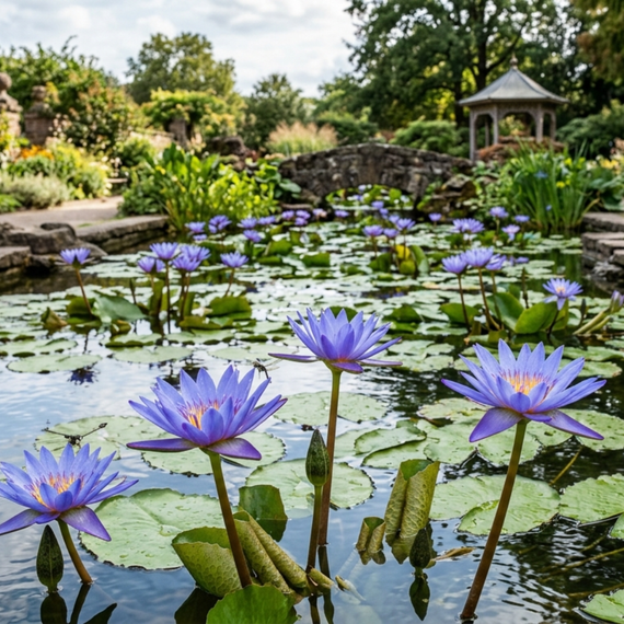 Набор семян кувшинок : Nymphaea Caerulea (Голубой лотос)