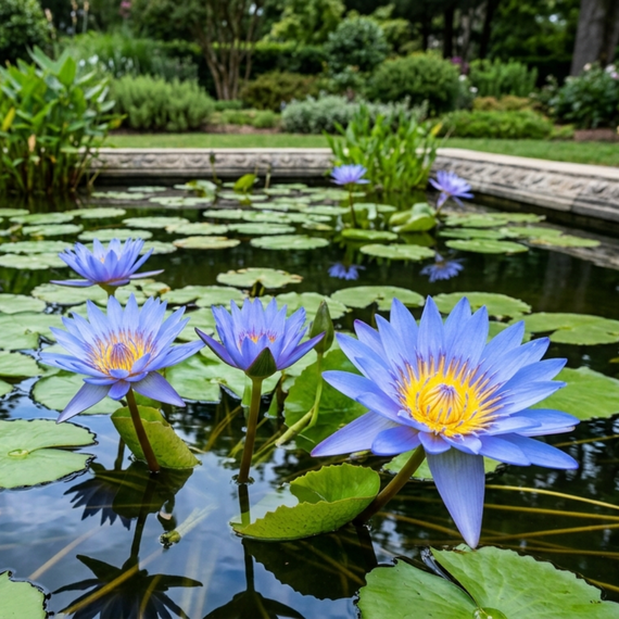 Набор семян кувшинок : Nymphaea Caerulea (Голубой лотос)