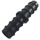 Manchon droit cannelé pour tuyau goutte à goutte 16 mm