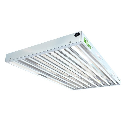 Rampe Envirogro LUMii à 8 néons T5 de 122 cm, vue de dessous