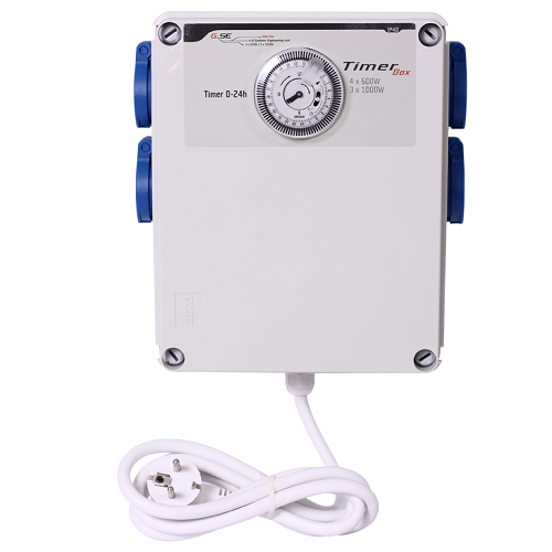 Boîtier GSE Timer Box à quatre prises de 600 W