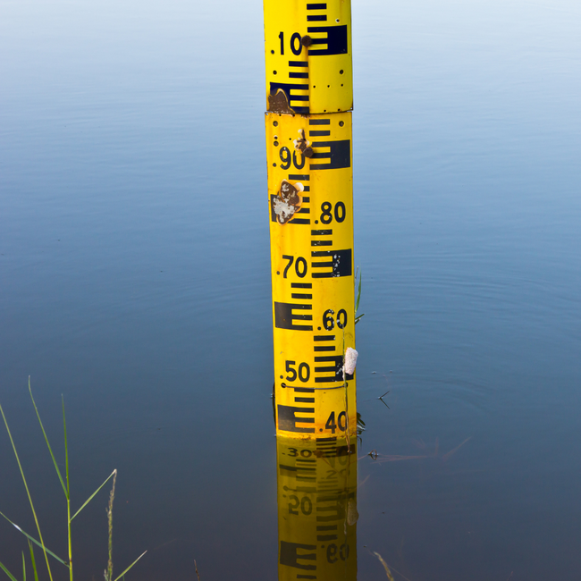 Verdunstungsrisiko und Steuerung des Wasserstands
