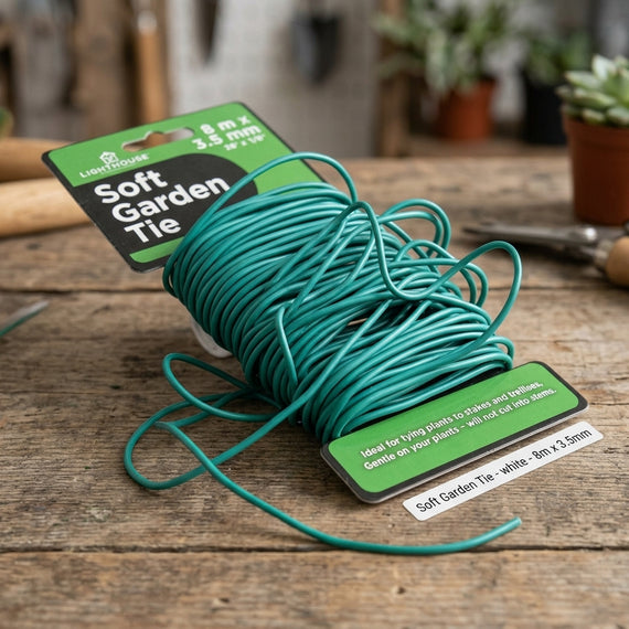 Lien souple épais pour plantes, 3,5 mm, 8 m