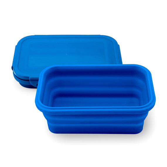 Bols en silicone des balances On Balance, repliés et dépliés