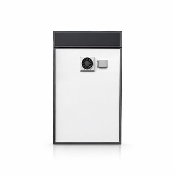 Dos du panneau Sunaero avec le bloc de ventilation