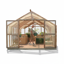 Serra acquaponica Hélio 10 m²