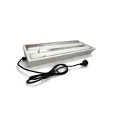 Kit d'éclairage Florastar Starlite à 2 turbo néons de 55 W sous réflecteur en aluminium martelé