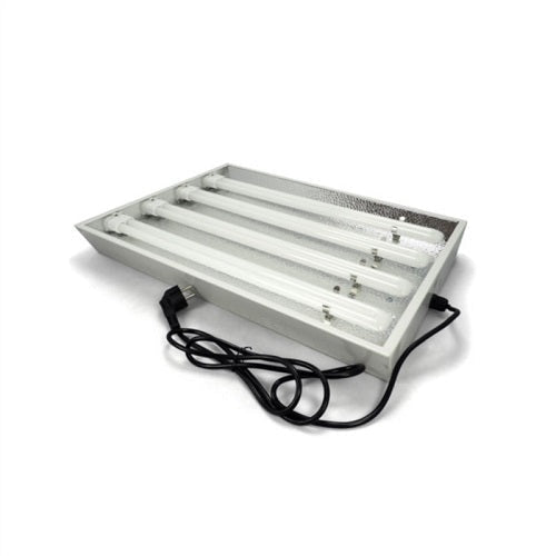 Kit d'éclairage Florastar Starlite à 4 turbo néons de 55 W, réflecteur ouvert