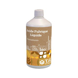 Flacon de 500 ml d'acide fulvique liquide utilisable en agriculture biologique
