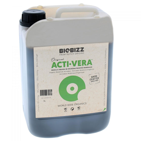 Bidon de 5 litres d'activateur botanique Acti-Vera BioBizz