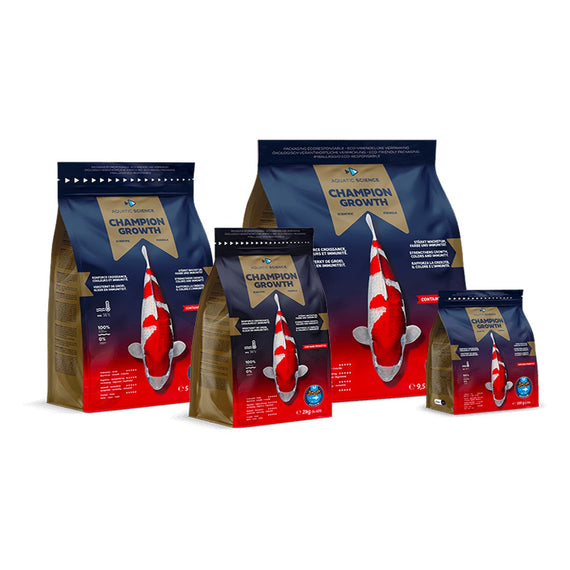 Champion Growth Aquatic Science, les sacs de 0,5 kg à 9,5 kg