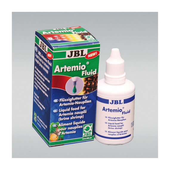 JBL ArtemioFluid bottle and box, liquid food for nauplii