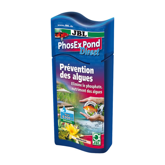 JBL PhosEx Pond Direct 250 ml bottle, liquid phosphate remover for ponds