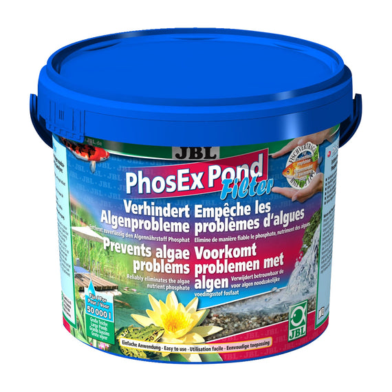 JBL PhosEx Pond Filter 2.5 kg bucket, anti-phosphate granules for pond filters