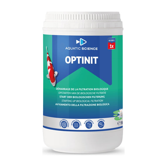 Frasco de bactérias de arranque Aquatic Science Optinit 700 g para tanque até 40 000 litros