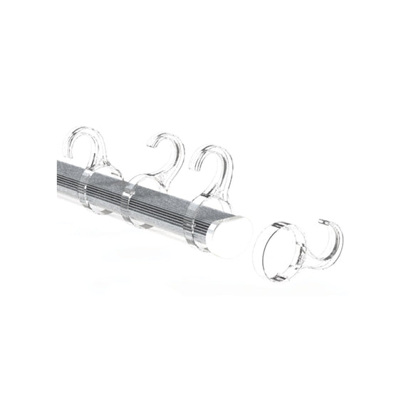 Crochets de fixation fournis avec la barre TLed, pour tubes de 16 à 21 mm de diamètre