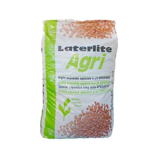 Sac de 50 L de billes d'argile expansée Grorox, imprimé Laterlite Agri