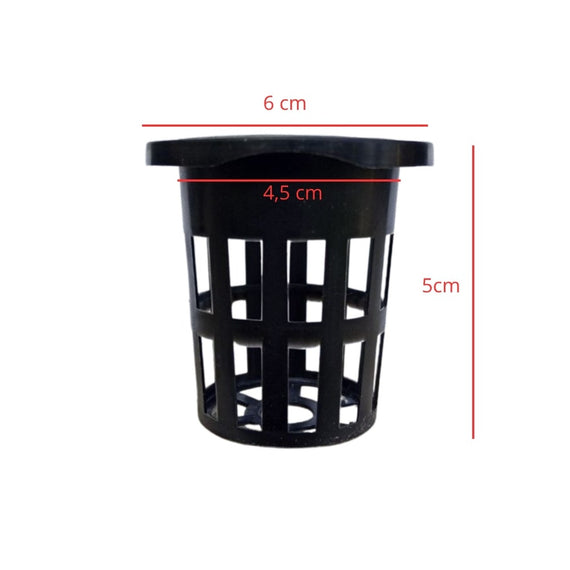 Net pot Growrilla 14 cm, détail mesh ajouré