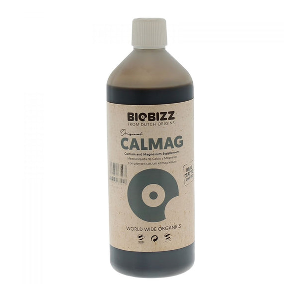 Flacon de CalMag BioBizz 1 L, calcium et magnésium liquide